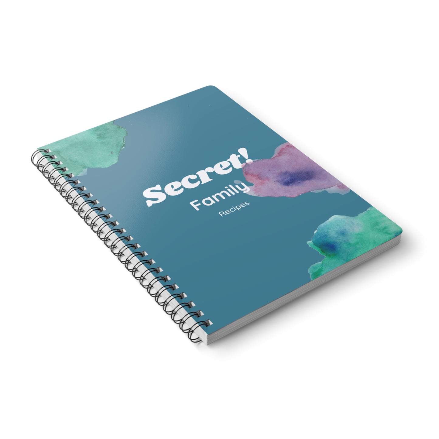 Secret Family Recipes! Wirebound Softcover Notebook - A5 Journal for Cooking & Memories